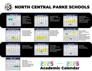 North Central Parke Schools Calendar