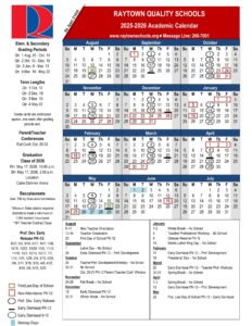 raytown schools Calendar