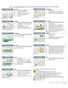 Rockland Public Schools CALENDAR