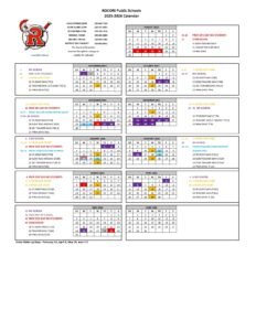 ROCORI Public Schools 25-26 calendar