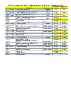 rochester public schools calendar