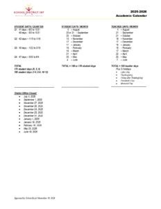 School District 197 Calendar 25-26