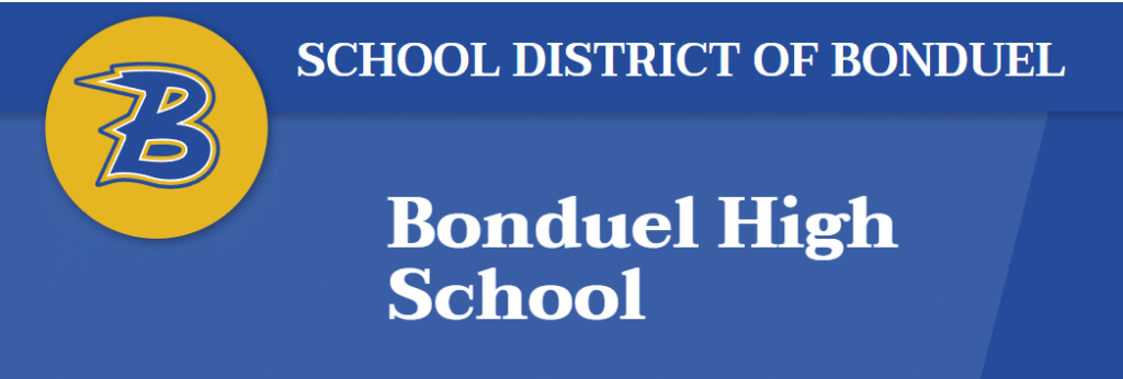 SCHOOL DISTRICT OF BONDUEL WI calendar