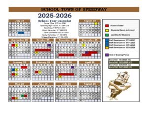speedway schools calendar