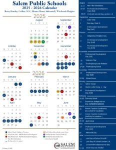 Salem Public Schools Calendar