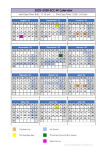 St. Croix Central School District calendar