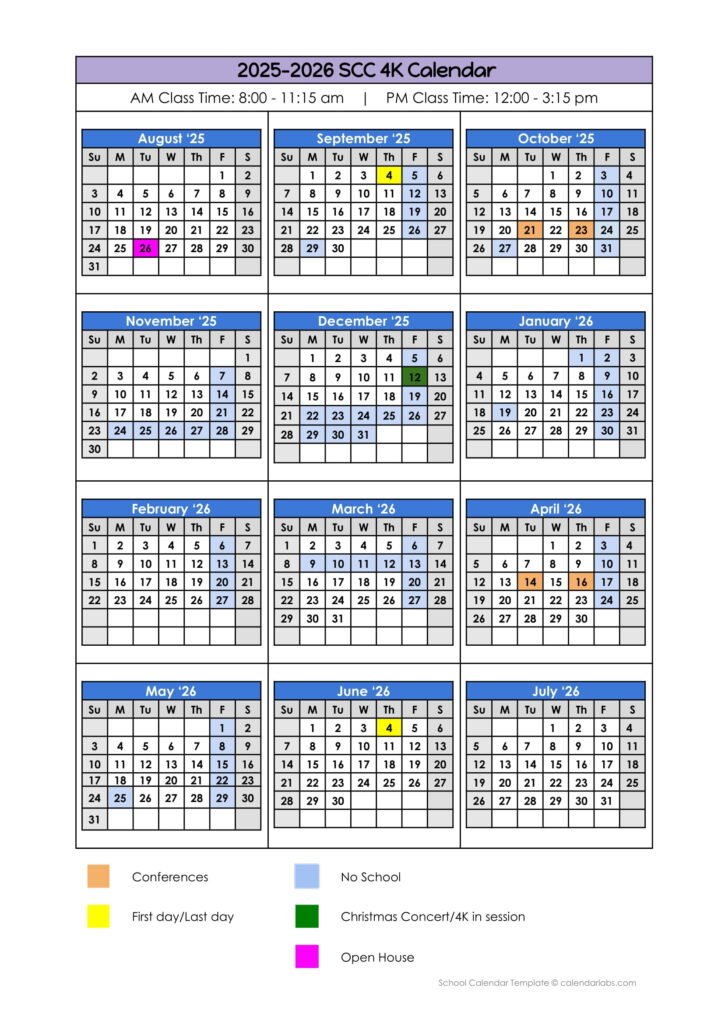 St. Croix Central School District calendar