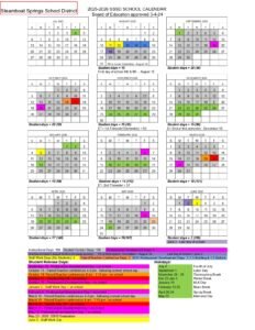 Steamboat Springs School District 25-26 CALENDAR