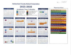 Switzerland County School Corporation CALENDAR