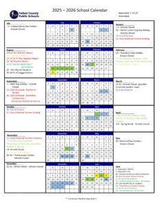 Talbot County, Maryland calendar