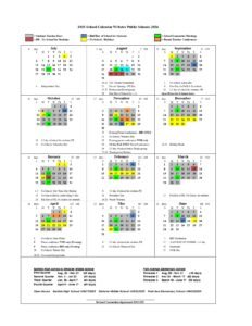 Webster Public Schools CALENDAR