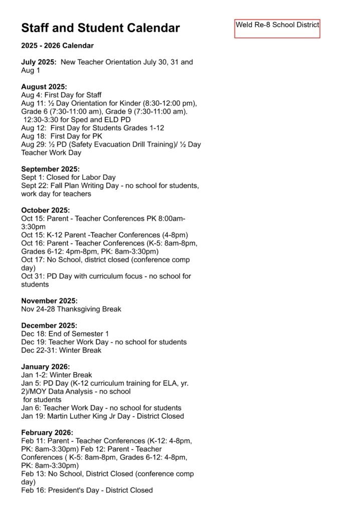 Weld Re-8 School District 25-26, 1