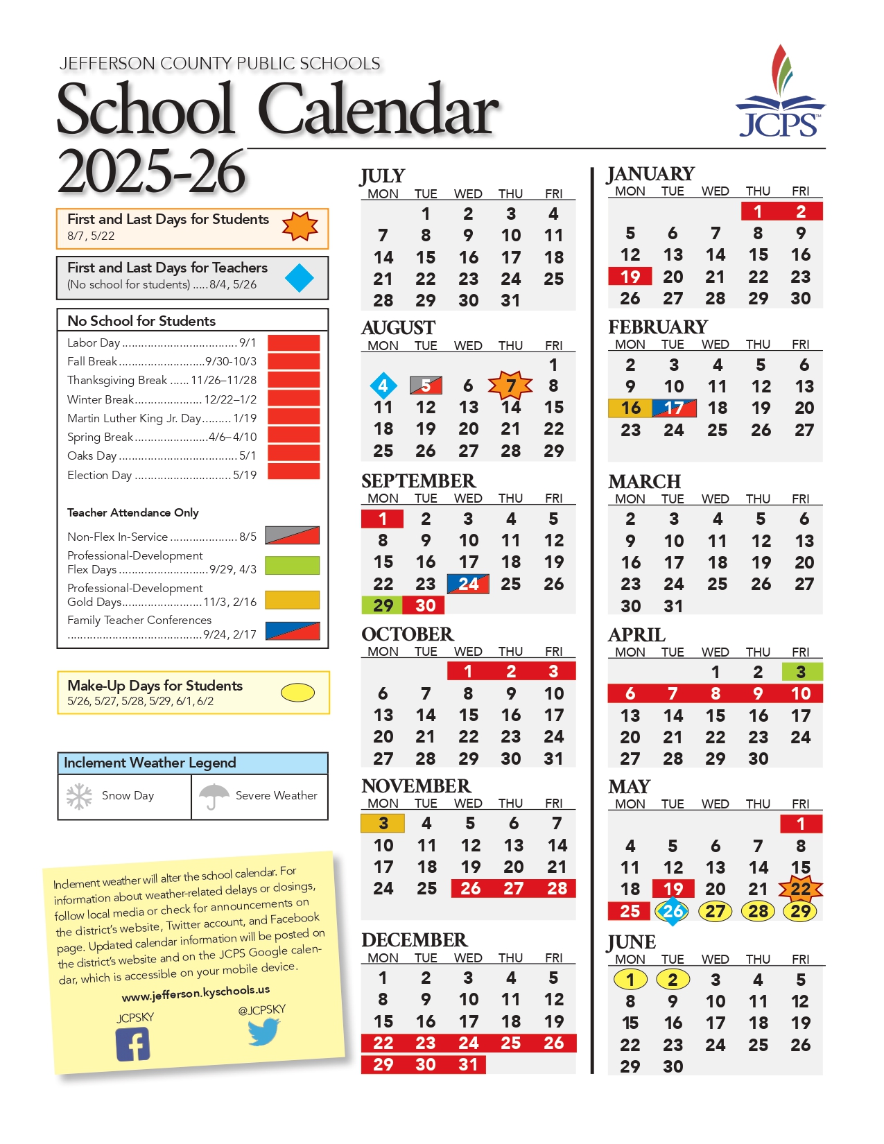 Jefferson County Public Schools Ky Calendar 25 26 Revised PDF EduCounty jefferson-county-public-schools-ky-calendar-25-26-revised-pdf-educounty