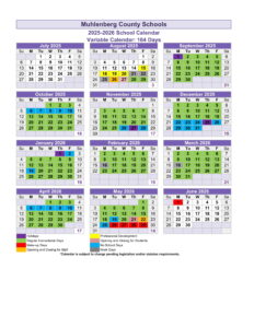 Muhlenberg County Schools KY Calendar 2526 Revised [PDF] EduCounty