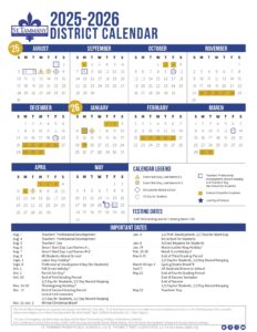 ST. TAMMANY PARISH PUBLIC SCHOOLS 25-26 calendar